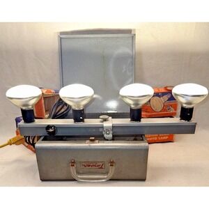 Vintage Tower Sears Roebuck Movie Light Bar Model 6673 Photo Lamp Kit